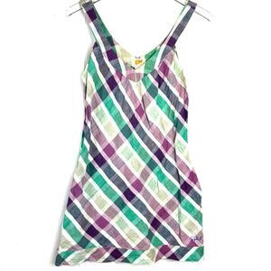 Ezekiel Vintage Y2K Plaid Tank dress